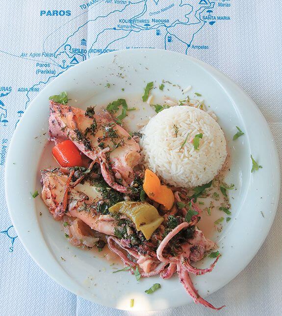 Paros : La cuisine locale!